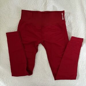 Dfyne Red Leggings